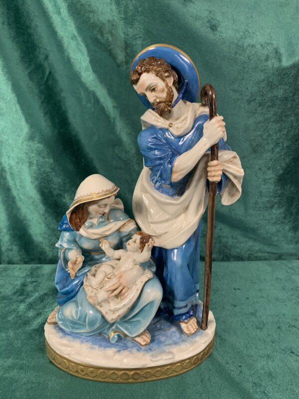 ANTIGUA FIGURA PORCELANA CERAMICAS ALGORA REPRESENTANDO LA NATIVIDAD - Imagen 2