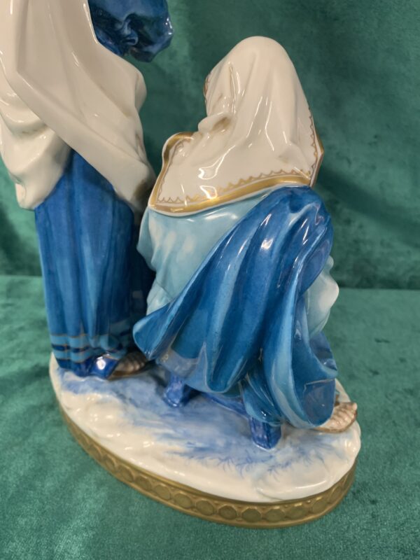 ANTIGUA FIGURA PORCELANA CERAMICAS ALGORA REPRESENTANDO LA NATIVIDAD - Imagen 11