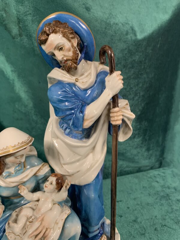ANTIGUA FIGURA PORCELANA CERAMICAS ALGORA REPRESENTANDO LA NATIVIDAD - Imagen 13