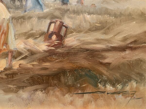 CUADRO OLEO SOBRE LIENZO DEL ARTISTA JUAN DE ARAEZ - Imagen 7