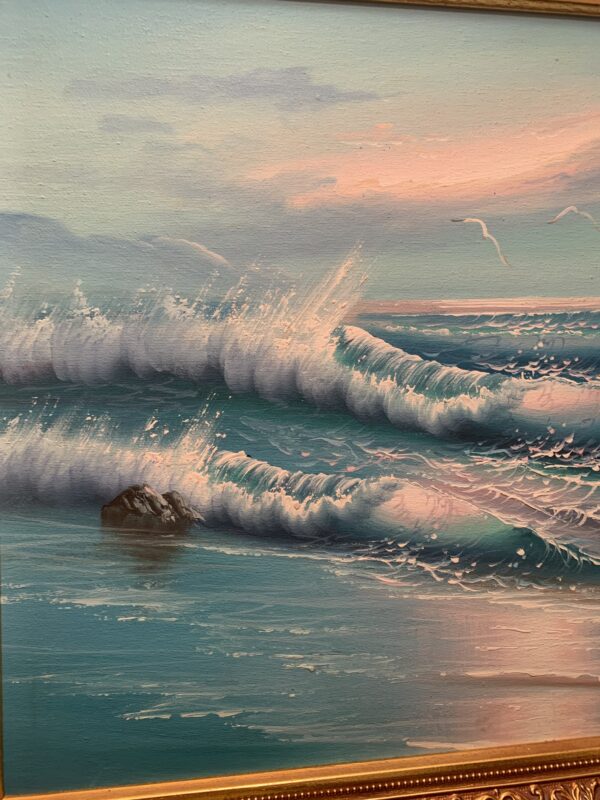 CUADRO; OLEO SOBRE LIENZO DEL ARTISTA KEITH L BOYD - Imagen 4