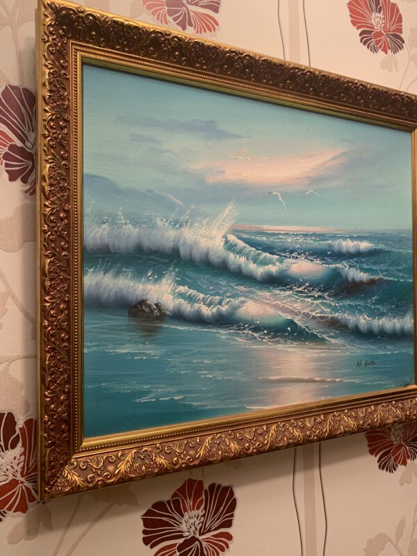 CUADRO; OLEO SOBRE LIENZO DEL ARTISTA KEITH L BOYD - Imagen 7