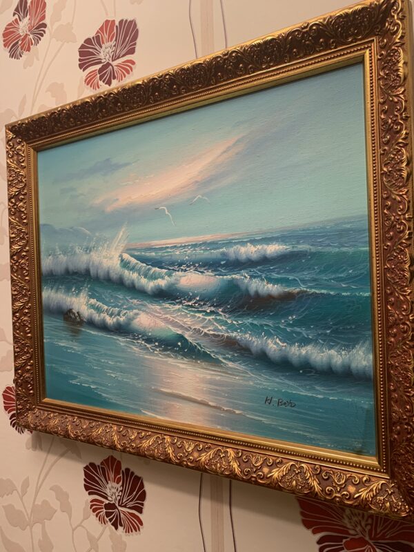 CUADRO; OLEO SOBRE LIENZO DEL ARTISTA KEITH L BOYD - Imagen 8