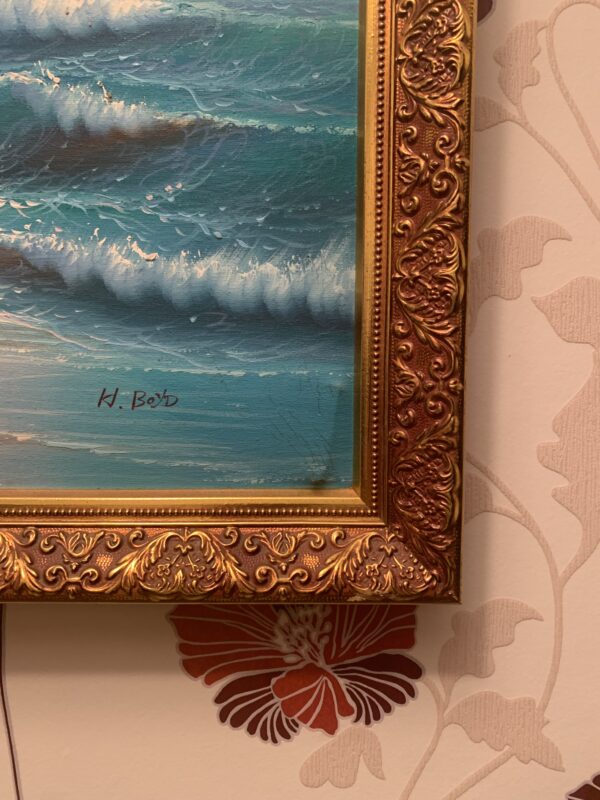 CUADRO; OLEO SOBRE LIENZO DEL ARTISTA KEITH L BOYD - Imagen 11
