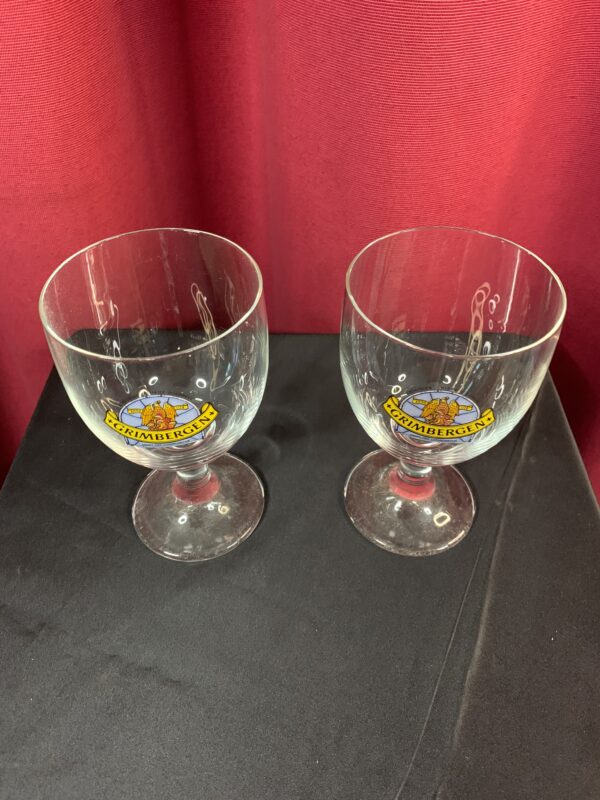 COPAS CALIZ CERVEZA GRIMBERGEN 33 CL AÑOS 90 - Imagen 5