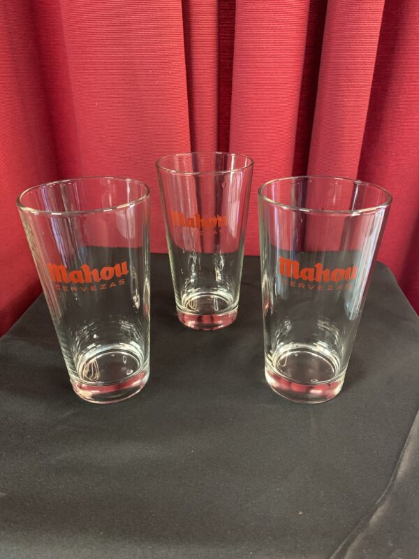 VASO CORTO MAHOU - 25 CL AÑOS 80 - Imagen 2