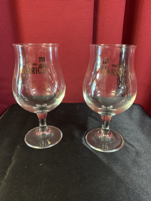 COPAS DE CERVEZA MAHOU BARRICA 33 CL AÑOS 2000 - Imagen 2