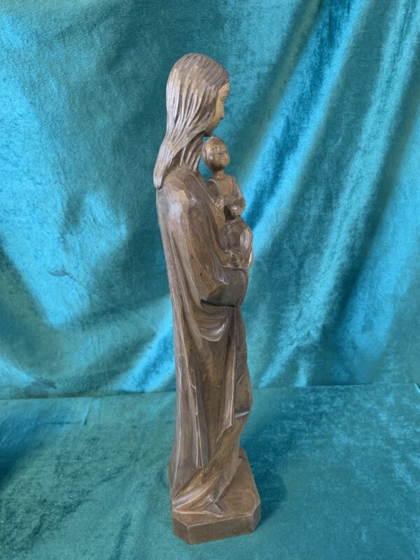 FIGURA; VIRGEN CON EL NIÑO EN JARRAS DE ARTESANIA DOURO - Imagen 4