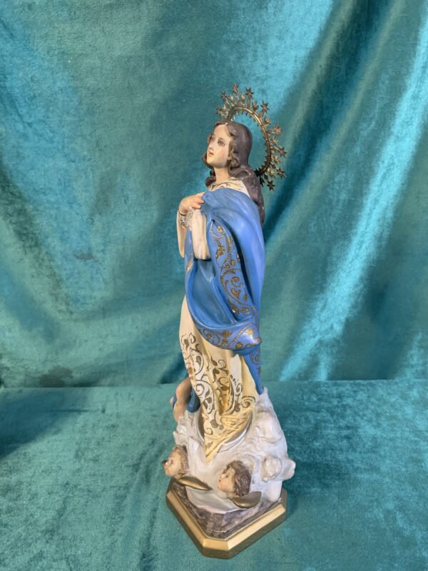 FIGURA; ASUNCIÓN DE LA VIRGEN ARTESANÍA EL ARTE CRISTIANO (OLOT) - Imagen 5