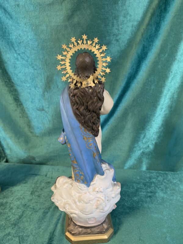 FIGURA; ASUNCIÓN DE LA VIRGEN ARTESANÍA EL ARTE CRISTIANO (OLOT) - Imagen 6