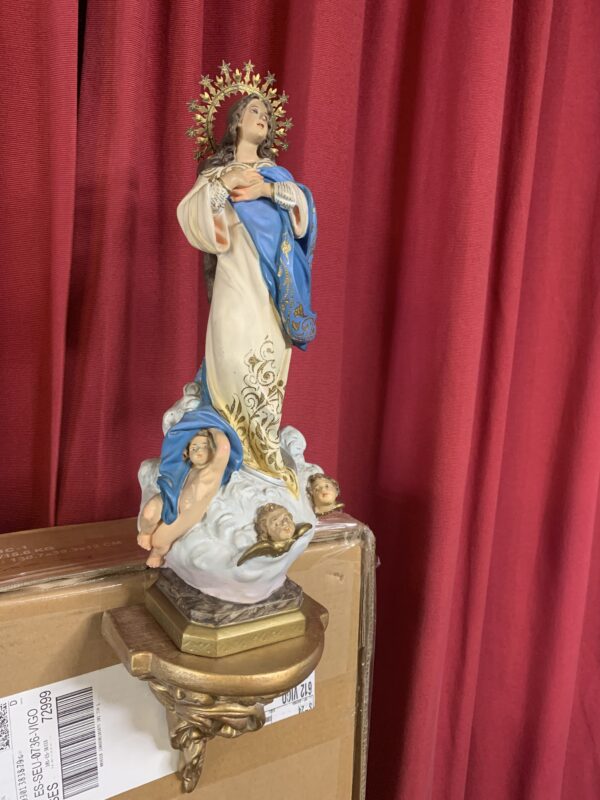 FIGURA; ASUNCIÓN DE LA VIRGEN ARTESANÍA EL ARTE CRISTIANO (OLOT) - Imagen 11