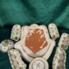 MANO DE FATIMA DE ARTESANIA MARROQUI BANDEJA PARA PINCHOS O TAPAS - Imagen 8