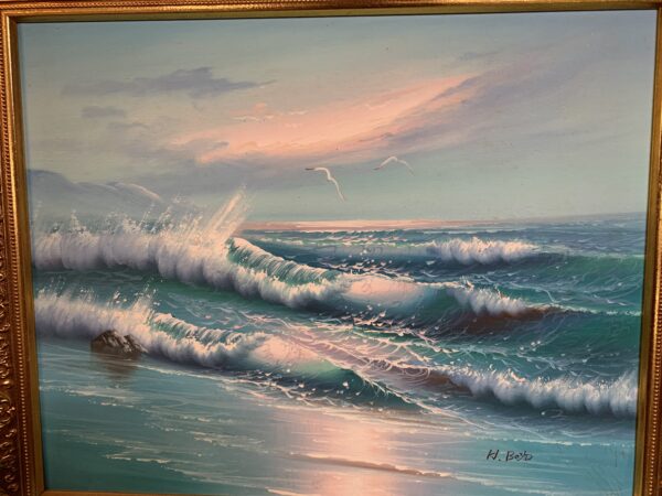 CUADRO; OLEO SOBRE LIENZO DEL ARTISTA KEITH L BOYD - Imagen 15