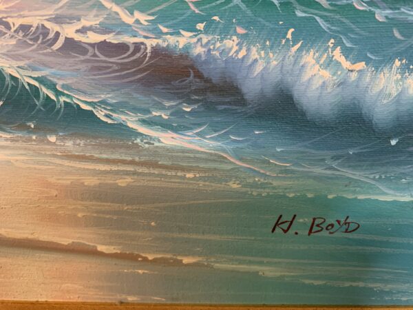 CUADRO; OLEO SOBRE LIENZO DEL ARTISTA KEITH L BOYD - Imagen 16
