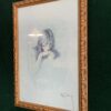 CUADRO; LITOGRAFIA DEL ARTISTA JOSE ROYO TITULADA ”PENSATIVA” - Imagen 3