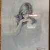 CUADRO; LITOGRAFIA DEL ARTISTA JOSE ROYO TITULADA ”PENSATIVA” - Imagen 10