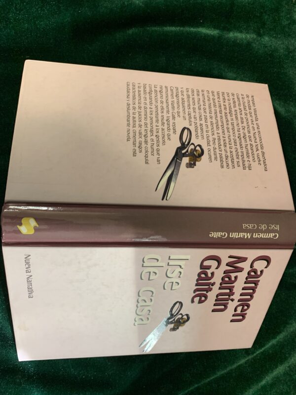 LIBROS; «IRSE DE CASA»      CARMEN MARTÍN GAITE - Imagen 3