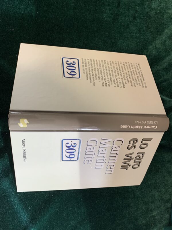 LIBROS; «LO RARO ES VIVIR»  CARMEN MARTÍN GAITE - Imagen 3