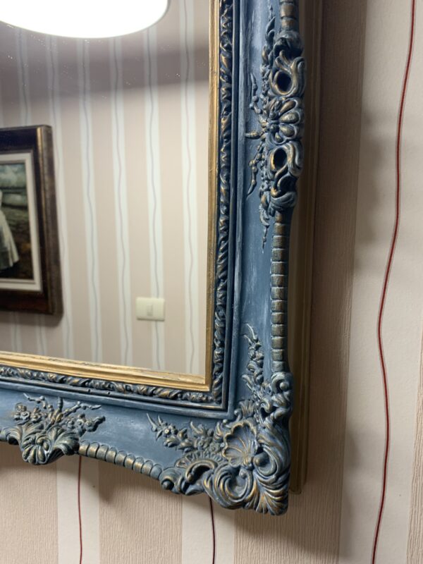 ESPEJO;  FRANCES DE ESTILO LUIS XV, ESPEJO PREMIUM EN MADERA MACIZA - Imagen 6