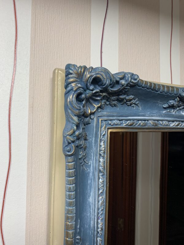 ESPEJO;  FRANCES DE ESTILO LUIS XV, ESPEJO PREMIUM EN MADERA MACIZA - Imagen 8