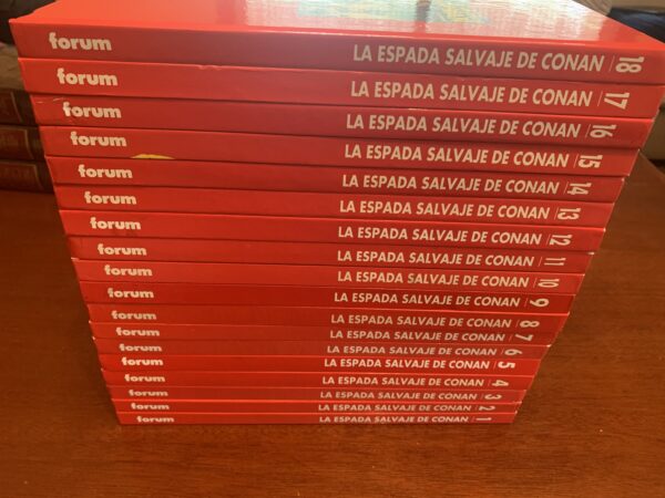 COMIC; COLECCIÓN LA ESPADA SALVAJE DE CONAN EDICIÓN COLECCIONISTA TAPAS ROJAS - Imagen 4