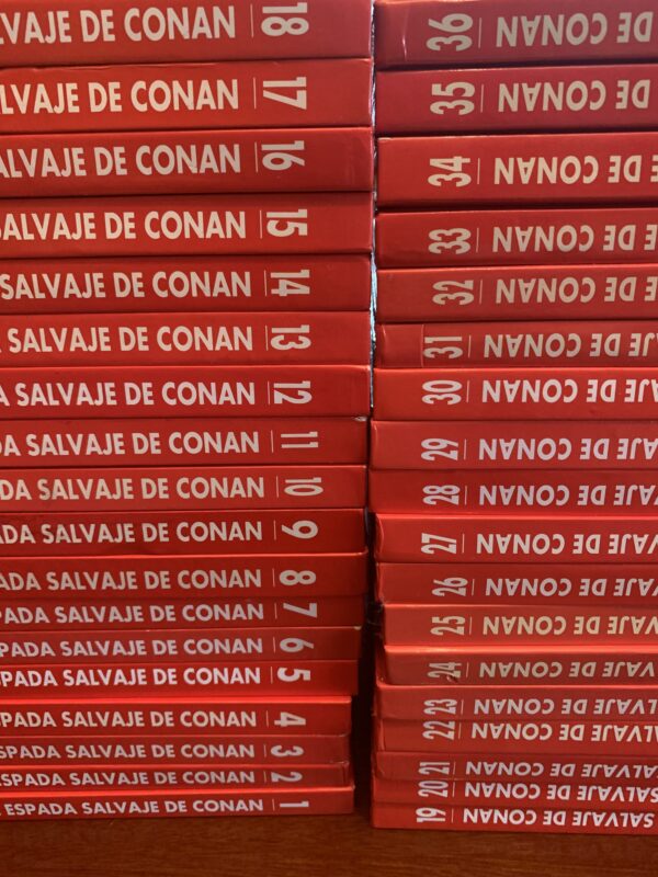 COMIC; COLECCIÓN LA ESPADA SALVAJE DE CONAN EDICIÓN COLECCIONISTA TAPAS ROJAS - Imagen 7