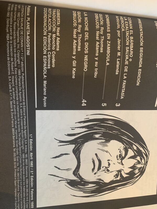 COMIC; COLECCIÓN LA ESPADA SALVAJE DE CONAN EDICIÓN COLECCIONISTA TAPAS ROJAS - Imagen 9