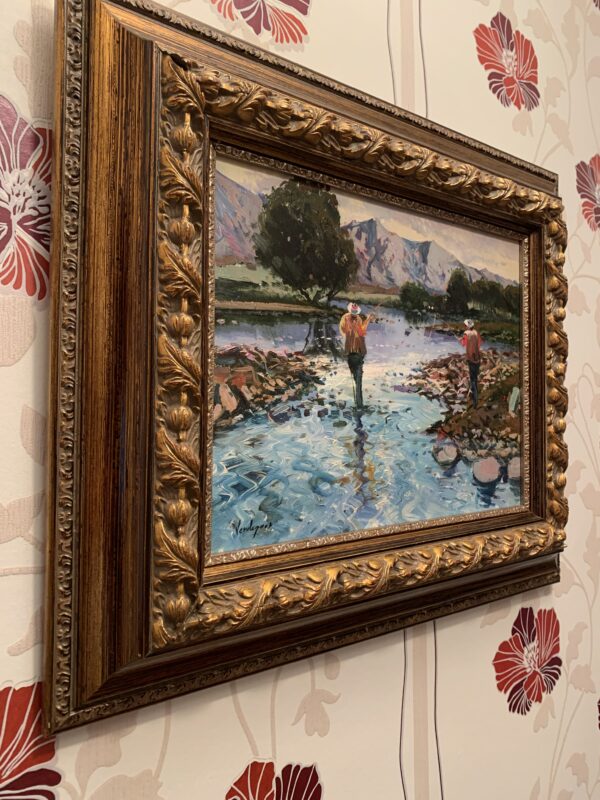 CUADRO, OLEO SOBRE LIENZO IMPRESIONISTA DEL ARTISTA JOSEP VERDAGUER I COMA - Imagen 5