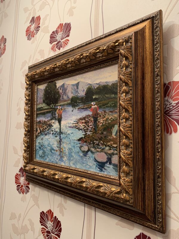 CUADRO, OLEO SOBRE LIENZO IMPRESIONISTA DEL ARTISTA JOSEP VERDAGUER I COMA - Imagen 6