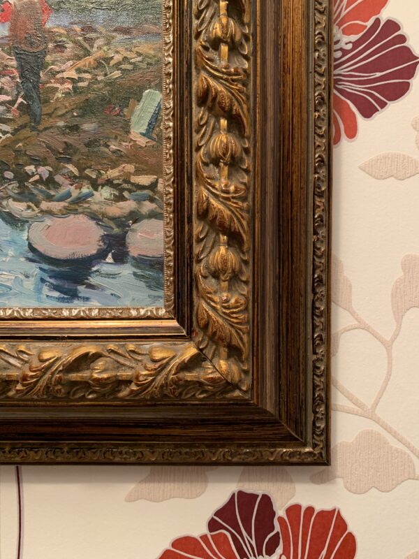 CUADRO, OLEO SOBRE LIENZO IMPRESIONISTA DEL ARTISTA JOSEP VERDAGUER I COMA - Imagen 12