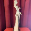 FIGURA; «DAÑA DE FIESTA» DE CERÁMICA GALOS ESTILO ART DECO. - Imagen 5