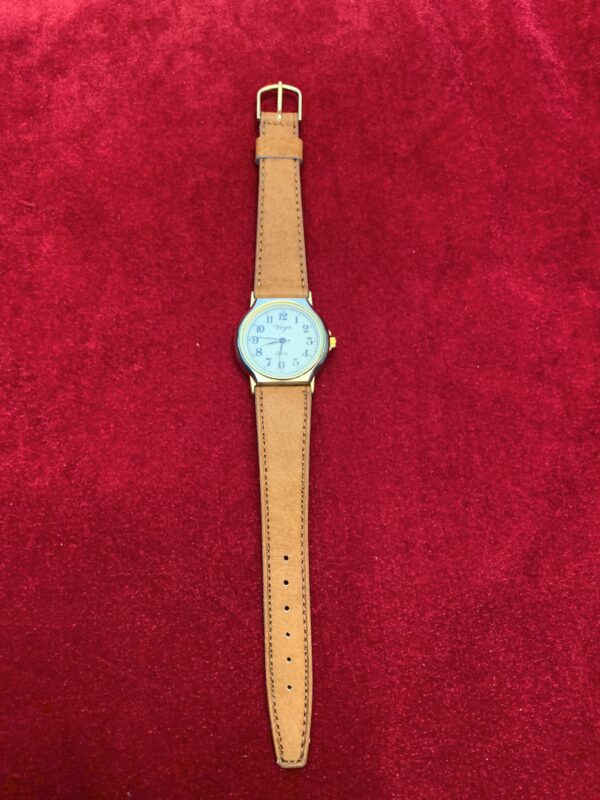 RELOJ; «VOGA» HOMBRE NUEVO CAJA EN ACERO Y PULSERA DE CUERO - Imagen 2