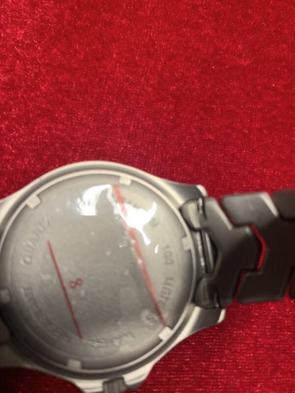 RELOJ; «THERMIDOR» HOMBRE TITANIO CON DOBLE CIERRE DE SEGURIDAD ROJO - Imagen 6