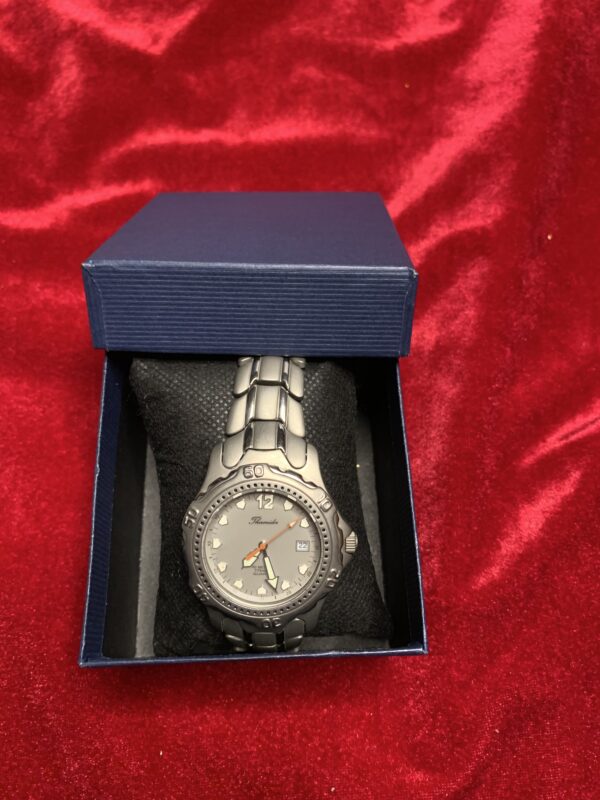 RELOJ; «THERMIDOR» HOMBRE TITANIO CON DOBLE CIERRE DE SEGURIDAD GRIS - Imagen 12