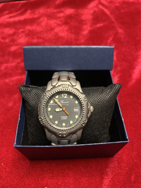 RELOJ; «THERMIDOR» HOMBRE TITANIO CON DOBLE CIERRE DE SEGURIDAD GRIS - Imagen 14