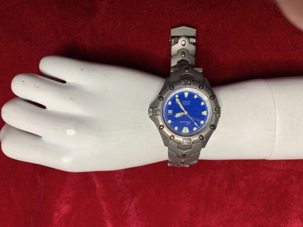 RELOJ; «THERMIDOR» HOMBRE TITANIO CON DOBLE CIERRE DE SEGURIDAD AZUL - Imagen 7