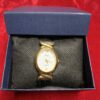 RELOJ; «TAHER-THERMIDOR» MUJER CHAPADO EN ORO Y  PULSERA DE CUERO - Imagen 18
