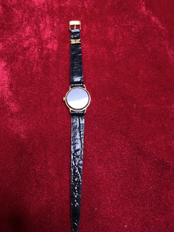 RELOJ; «THERMIDOR» MUJER CHAPADO EN DORADO Y  PULSERA DE CUERO - Imagen 4