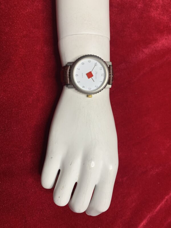 RELOJ; «THERMIDOR» MUJER CAJA CHAPADA EN ORO Y  PULSERA DE CUERO - Imagen 6