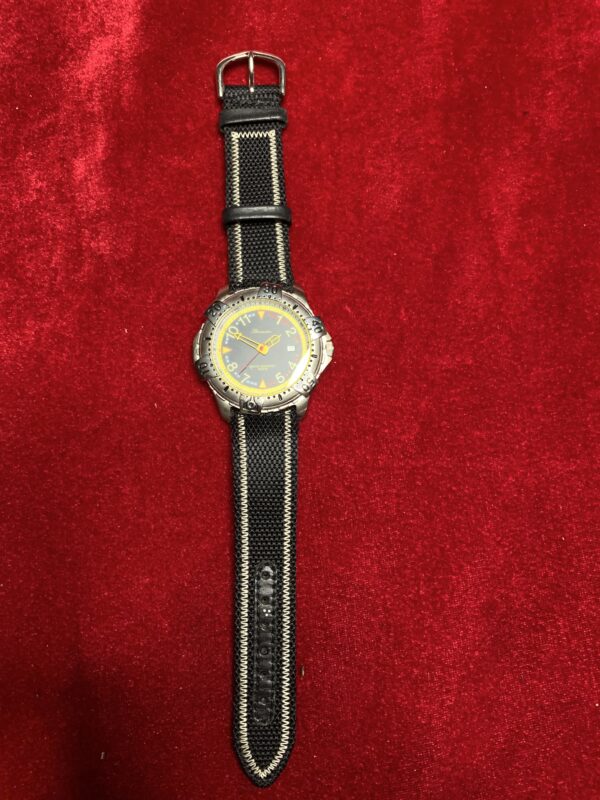 RELOJ; «THERMIDOR» HOMBRE CAJA DE ACERO PULSERA EN CUERO Y NYLON - Imagen 5