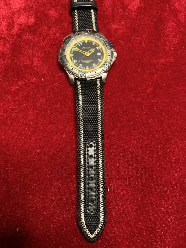 RELOJ; «THERMIDOR» HOMBRE CAJA DE ACERO PULSERA EN CUERO Y NYLON - Imagen 7