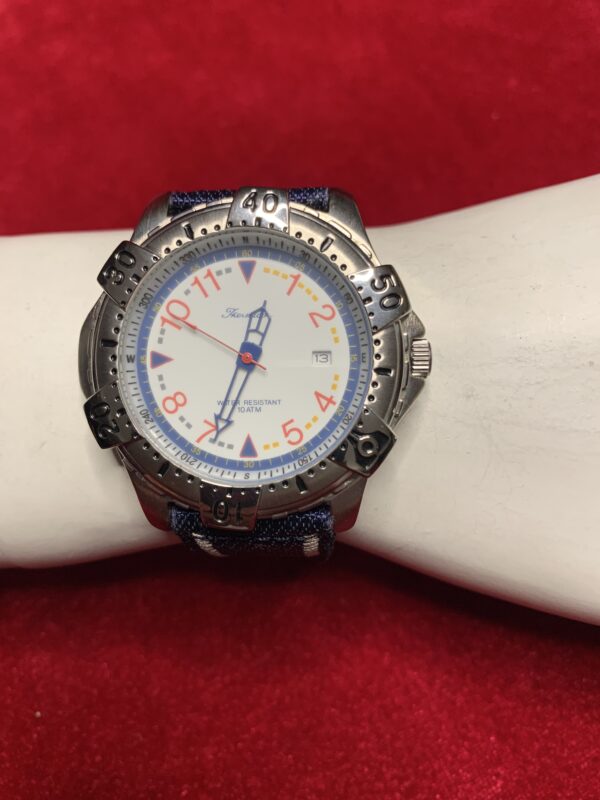 RELOJ; «THERMIDOR» HOMBRE CAJA DE ACERO PULSERA EN CUERO Y NYLON - Imagen 19