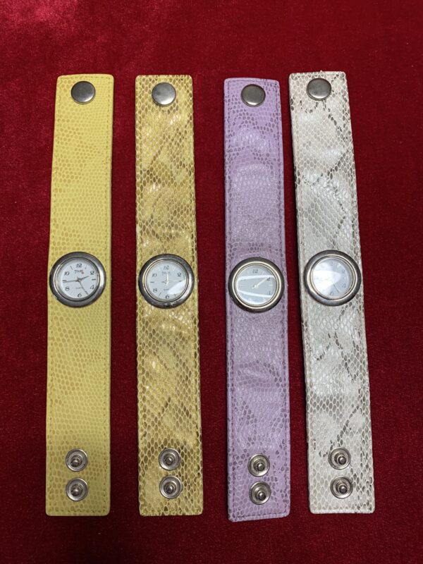 RELOJ; «TAHER» MUJER CAJA DE METAL PULSERA IMITACIÓN SERPIENTE - Imagen 2