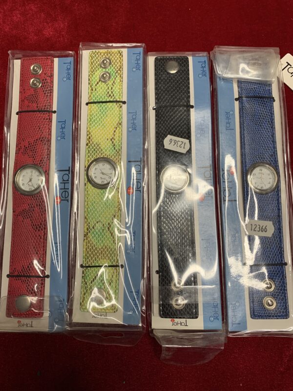 RELOJ; «TAHER» MUJER CAJA DE METAL PULSERA IMITACIÓN SERPIENTE - Imagen 3