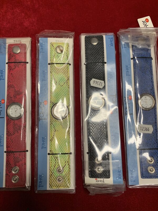RELOJ; «TAHER» MUJER CAJA DE METAL PULSERA IMITACIÓN SERPIENTE - Imagen 4