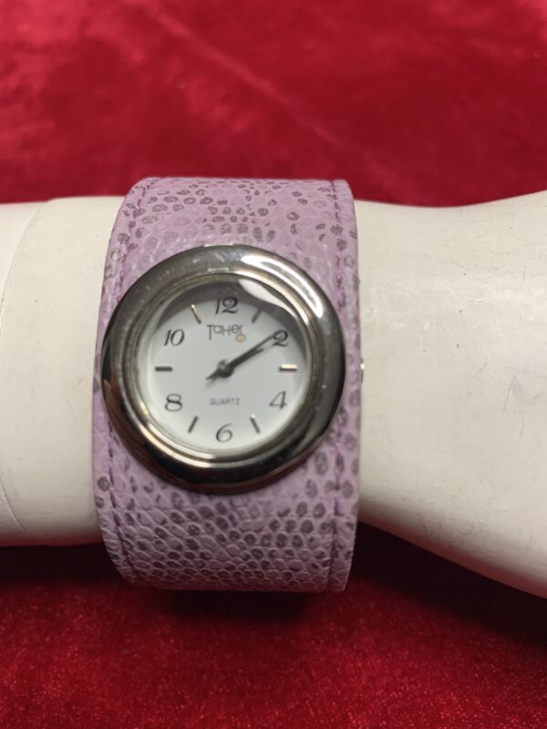 RELOJ; «TAHER» MUJER CAJA DE METAL PULSERA IMITACIÓN SERPIENTE - Imagen 10