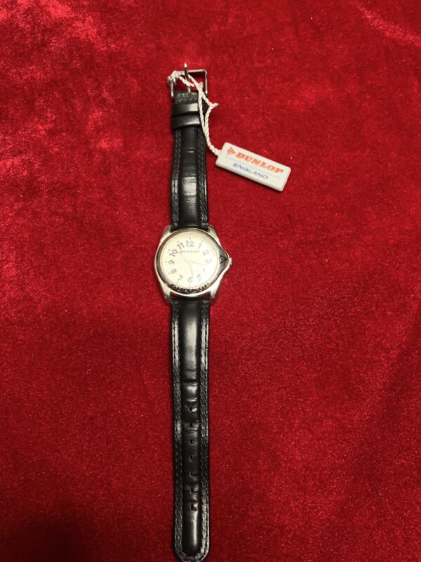 RELOJ; «DUNLOP» HOMBRE CAJA METÁLICA Y PULSERA EN CUERO - Imagen 2