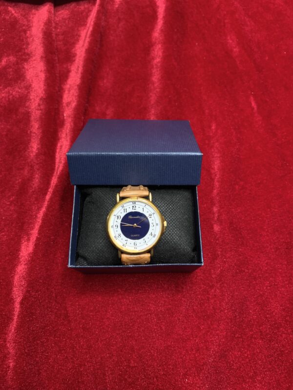 RELOJ; «THERMIDOR» UNISEX CAJA EN DORADO Y PULSERA DE CUERO - Imagen 11