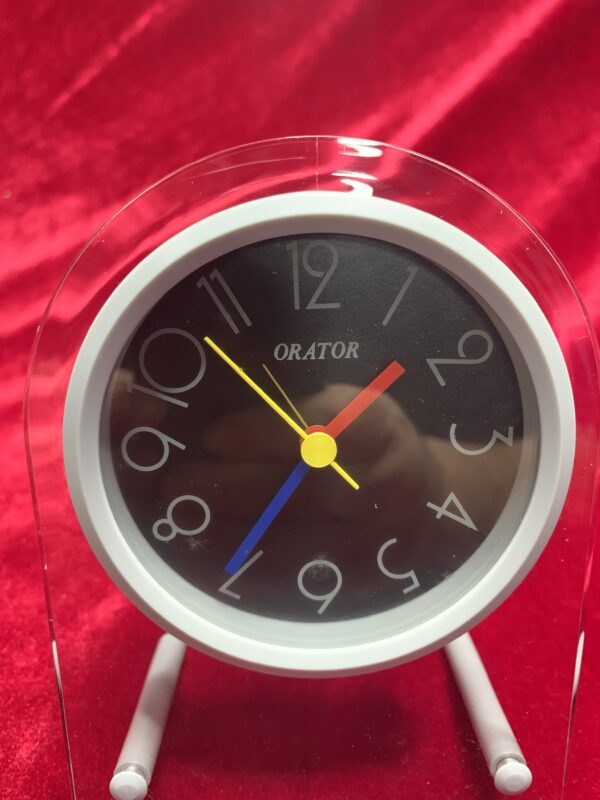 RELOJ; «ORATOR» DESPERTADOR DE CAMPANA AÑOS 90 - Imagen 9