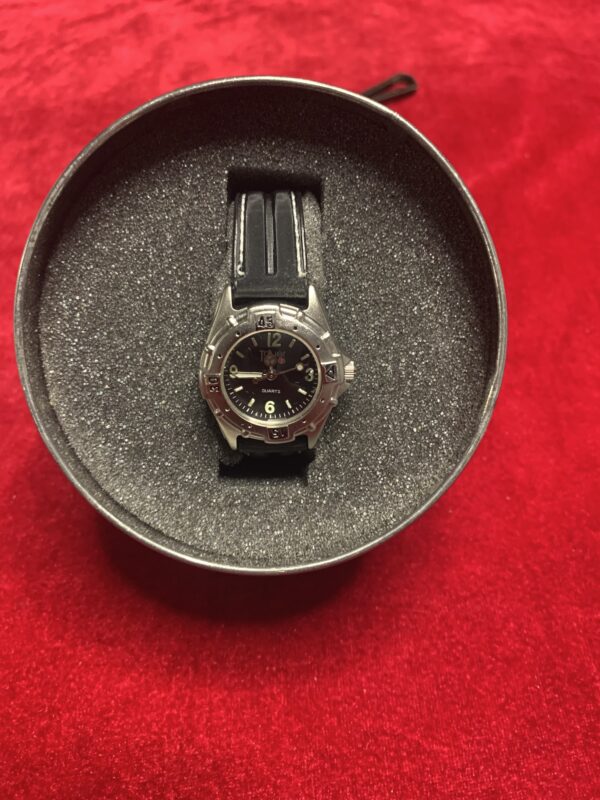 RELOJ; «TAHER» INFANTIL CAJA DE METAL CON PULSERA DE CUERO - Imagen 3